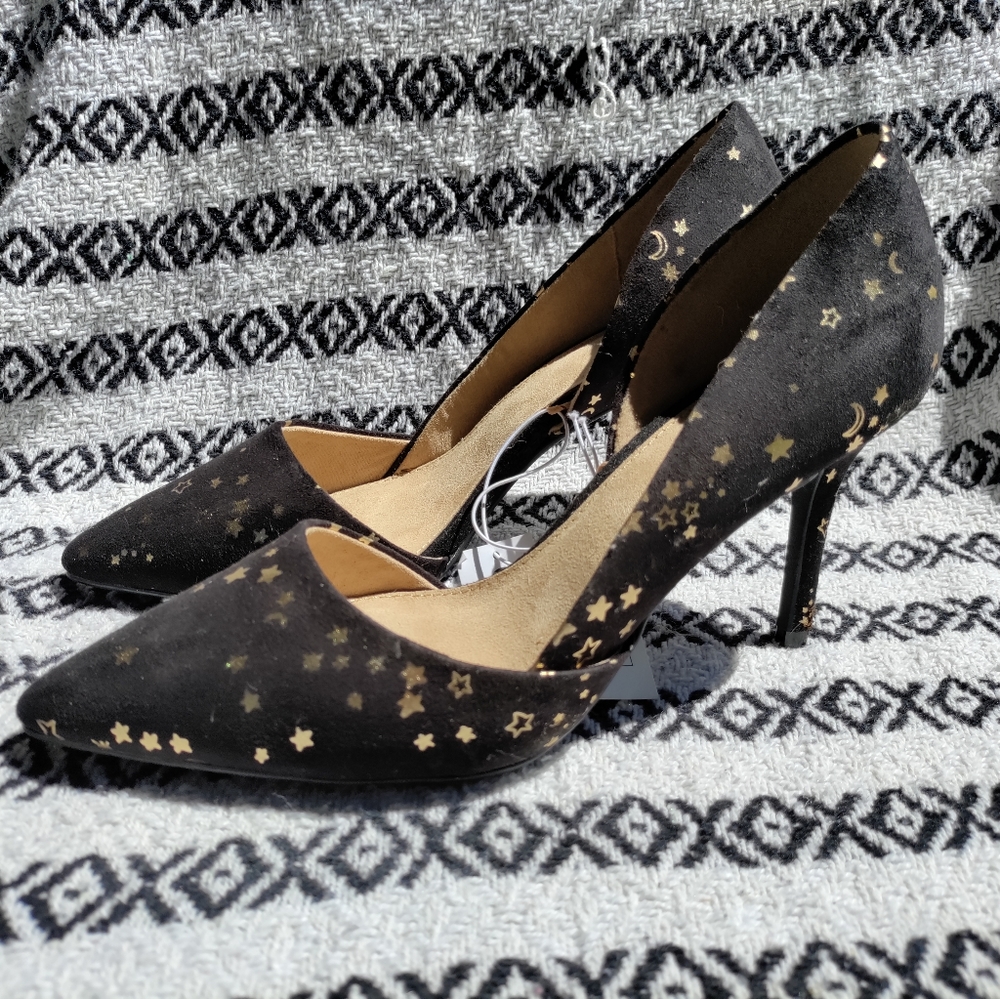 Golden star heels